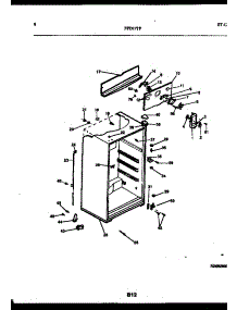 05 - Cabinet Parts parts for Frigidaire Refrigerator FPD17TLPL2 from AppliancePartsPros.com