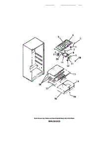 06 - Interior Food Compartment parts for Frigidaire Refrigerator FPD18TCL0 from AppliancePartsPros.com