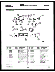 07 - Ice Maker Installation Parts parts for Frigidaire Refrigerator FPD17TIFA1 from AppliancePartsPros.com