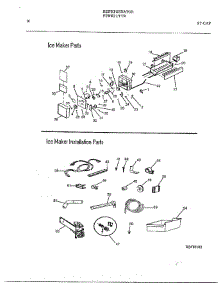 Ice Maker parts for Frigidaire Refrigerator FPWW21TIR from AppliancePartsPros.com