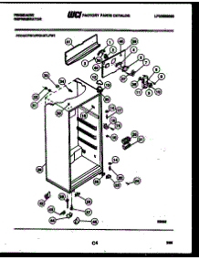 03 - Cabinet Parts parts for Frigidaire Refrigerator FPD18TFH1 from AppliancePartsPros.com