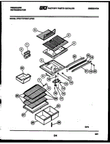 04 - Shelves And Supports parts for Frigidaire Refrigerator FPD17TLIFH3 from AppliancePartsPros.com