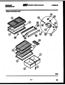 04 - Shelves And Supports parts for Frigidaire Refrigerator FPD18TLFW0 from AppliancePartsPros.com