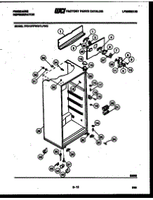 03 - Cabinet Parts parts for Frigidaire Refrigerator FPD18TLFL0 from AppliancePartsPros.com