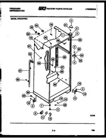 03 - Cabinet Parts parts for Frigidaire Refrigerator FPE19TFL0 from AppliancePartsPros.com