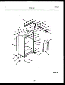 05 - Cabinet Parts parts for Frigidaire Refrigerator FPE19TRW0 from AppliancePartsPros.com