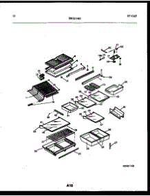 06 - Shelves And Supports parts for Frigidaire Refrigerator FPE19TRW0 from AppliancePartsPros.com