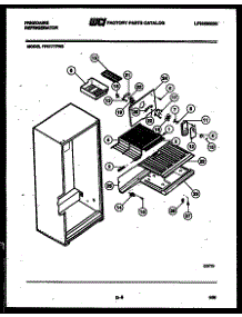 05 - Shelves And Supports parts for Frigidaire Refrigerator FPE17TFF0 from AppliancePartsPros.com