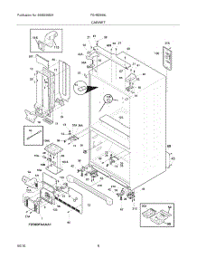 07 - Cabinet parts for Frigidaire Refrigerator FGHB2869LP1 from AppliancePartsPros.com