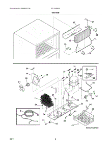 09 - System parts for Frigidaire Refrigerator FFUI1826MS0 from AppliancePartsPros.com