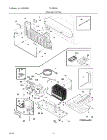 11 - System parts for Frigidaire Refrigerator FGHB2869LP1 from AppliancePartsPros.com