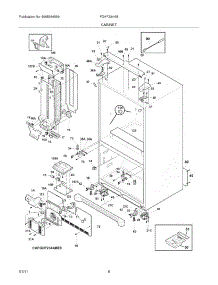 07 - Cabinet parts for Frigidaire Refrigerator FGHF2344MP0 from AppliancePartsPros.com