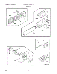 11 - Controls parts for Frigidaire Refrigerator FGHC2379KE1 from AppliancePartsPros.com