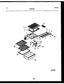 06 - Shelves And Supports parts for Frigidaire Refrigerator FPD14TPW1 from AppliancePartsPros.com