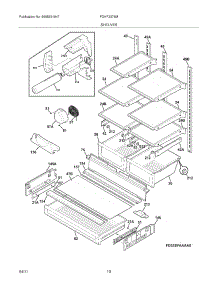 09 - Shelves parts for Frigidaire Refrigerator FGHF2378ME0 from AppliancePartsPros.com