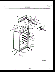 05 - Cabinet Parts parts for Frigidaire Refrigerator FPD14TPLL1 from AppliancePartsPros.com