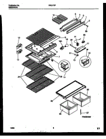 04 - Shelves And Supports parts for Frigidaire Refrigerator FPD17TPL3 from AppliancePartsPros.com