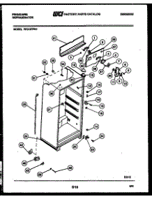 03 - Cabinet Parts parts for Frigidaire Refrigerator FPD19TFF1 from AppliancePartsPros.com