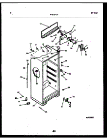 04 - Cabinet Parts parts for Frigidaire Refrigerator FPD19TPH1 from AppliancePartsPros.com