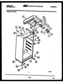 03 - Cabinet Parts parts for Frigidaire Refrigerator FPD14TLL0 from AppliancePartsPros.com