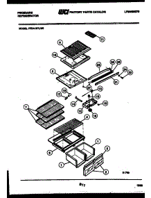 04 - Shelves And Supports parts for Frigidaire Refrigerator FPDA18TLF0 from AppliancePartsPros.com