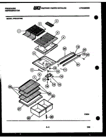 04 - Shelves And Supports parts for Frigidaire Refrigerator FPD19TFF0 from AppliancePartsPros.com