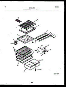 06 - Shelves And Supports parts for Frigidaire Refrigerator FPD17TLPH1 from AppliancePartsPros.com