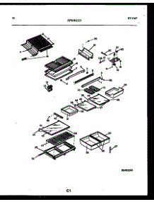 06 - Shelves And Supports parts for Frigidaire Refrigerator FPWW21TPL0 from AppliancePartsPros.com