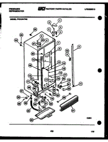 04 - Cabinet Parts parts for Frigidaire Refrigerator FPZ19VFF0 from AppliancePartsPros.com