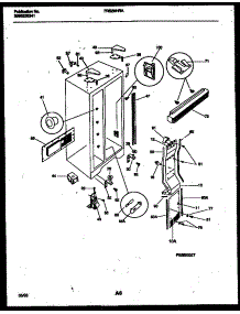 04 - Cabinet Parts parts for Frigidaire Refrigerator FRS20HRAW2 from AppliancePartsPros.com