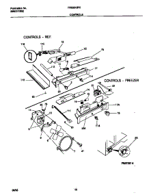06 - Controls parts for Frigidaire Refrigerator FRS20QRCW5 from AppliancePartsPros.com