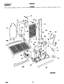 07 - System parts for Frigidaire Refrigerator FRS20QRCD8 from AppliancePartsPros.com