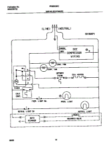 08 - Wiring Diagram parts for Frigidaire Refrigerator FRS20QRCD8 from AppliancePartsPros.com