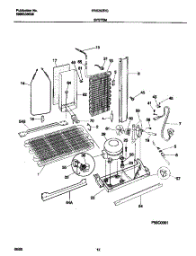 07 - System parts for Frigidaire Refrigerator FRS20ZRGB7 from AppliancePartsPros.com