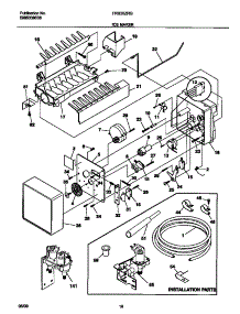 10 - Ice Maker parts for Frigidaire Refrigerator FRS20ZRGB7 from AppliancePartsPros.com