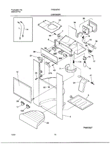 14 - Dispenser parts for Frigidaire Refrigerator FRS20ZRGDA from AppliancePartsPros.com