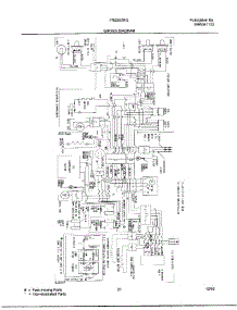 21 - Wiring Diagram parts for Frigidaire Refrigerator FRS20ZRGDA from AppliancePartsPros.com
