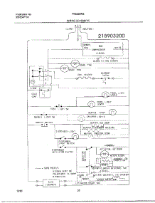 20 - Wiring Schematic parts for Frigidaire Refrigerator FRS20ZRGDA from AppliancePartsPros.com