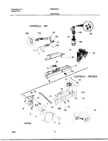 10 - Controls parts for Frigidaire Refrigerator FRS20ZRGWA from AppliancePartsPros.com