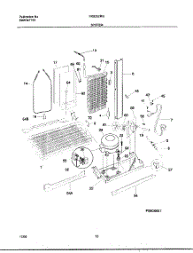 12 - System parts for Frigidaire Refrigerator FRS20ZRGWA from AppliancePartsPros.com
