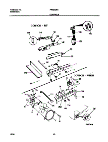 06 - Controls parts for Frigidaire Refrigerator FRS20ZSGB2 from AppliancePartsPros.com