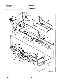 09 - Icecontainer parts for Frigidaire Refrigerator FRS20ZSGB2 from AppliancePartsPros.com