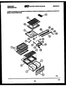 04 - Shelves And Supports parts for Frigidaire Refrigerator FPDA18TPLW0 from AppliancePartsPros.com