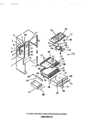 09 - Interior Food Compartment parts for Frigidaire Refrigerator FPE21TCH0 from AppliancePartsPros.com