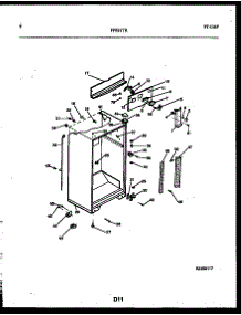 05 - Cabinet Parts parts for Frigidaire Refrigerator FPE21TRW1 from AppliancePartsPros.com