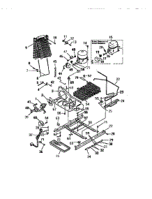 11 - Compressor, Condenser, Evaporator parts for Frigidaire Refrigerator FPE26VWCW0 from AppliancePartsPros.com