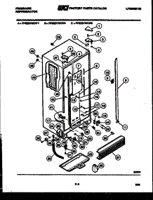 04 - Cabinet Parts parts for Frigidaire Refrigerator FPE22VWCF3 from AppliancePartsPros.com