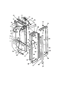 03 - Liner Mouldings parts for Frigidaire Refrigerator FPE26VWCW1 from AppliancePartsPros.com