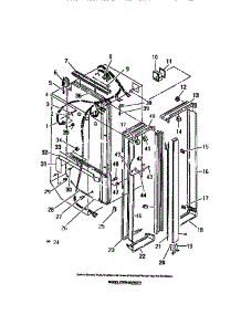 03 - Liner Mouldings parts for Frigidaire Refrigerator FPEM26VWDL0 from AppliancePartsPros.com