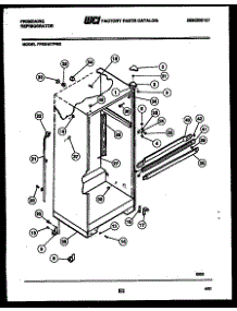 03 - Cabinet Parts parts for Frigidaire Refrigerator FPES19TPL0 from AppliancePartsPros.com
